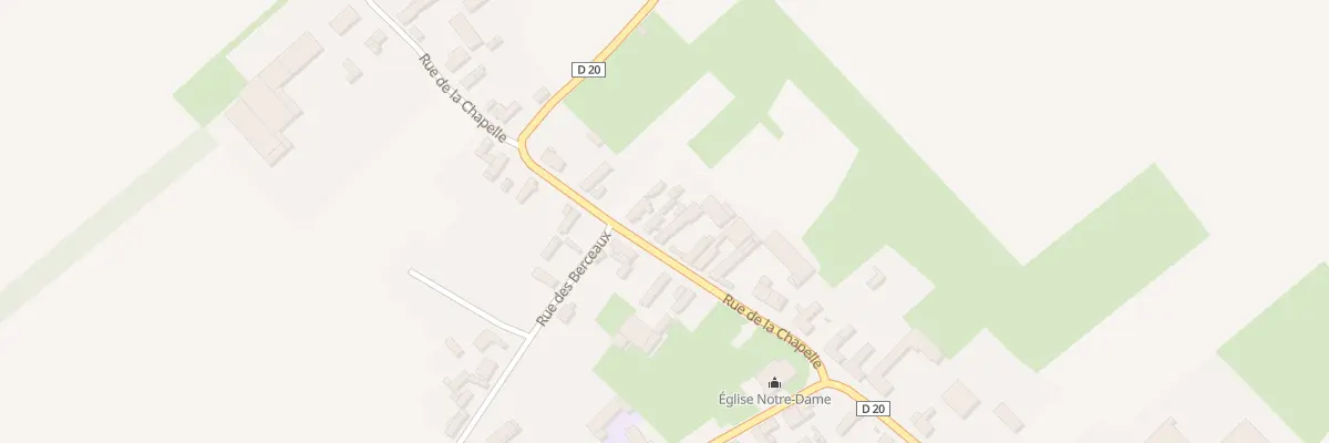 Plan du 16 Rue de la Chapelle à Rocquigny