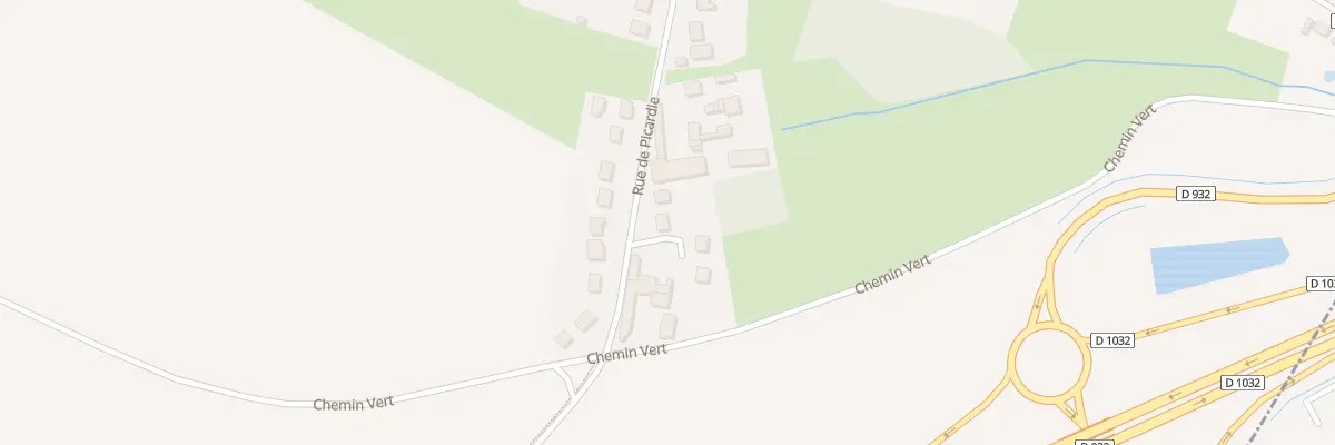 Plan du 505 Rue de Picardie à Ribécourt-Dreslincourt
