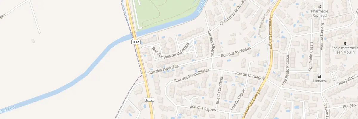 Plan du 20 Rue des Rois de Majorque à Bompas