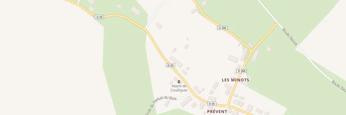 Plan du 3 La Grande Ouche à Couargues