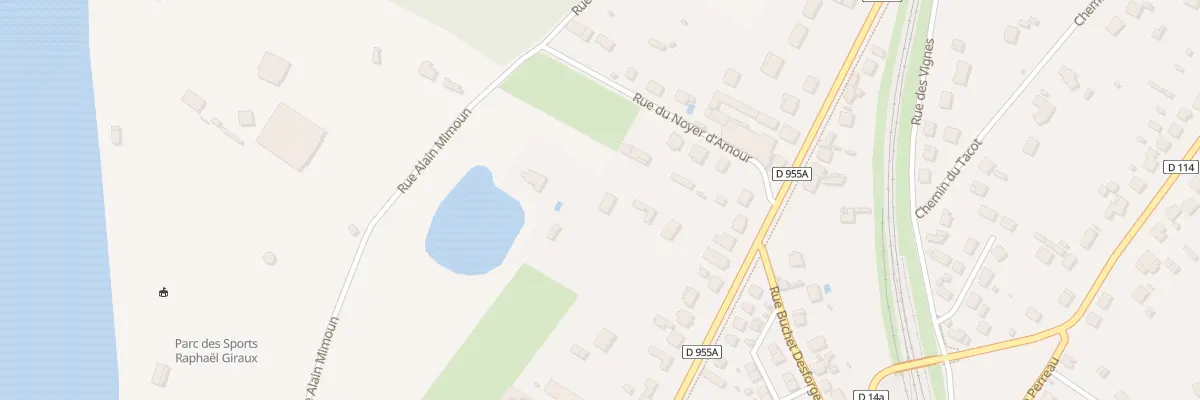 Plan du 9001 Rue des Sables à Cosne-Cours-sur-Loire