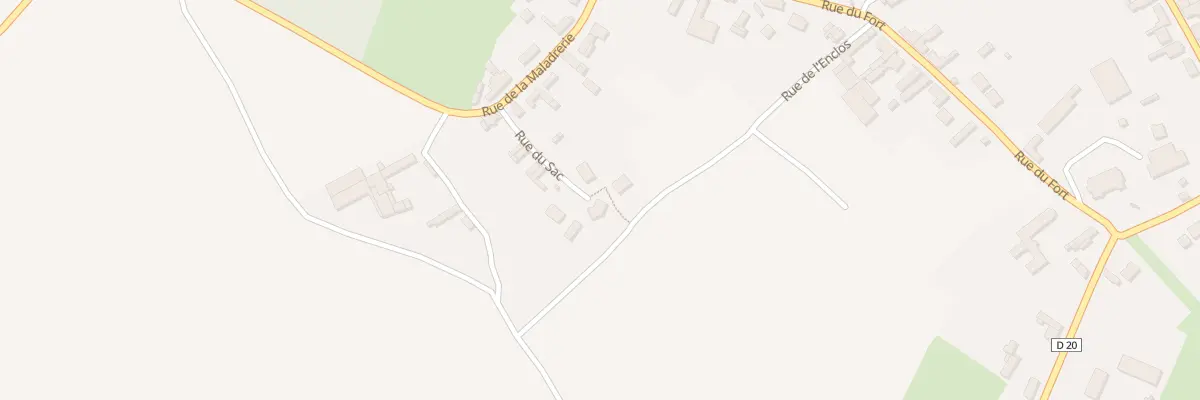 Plan du 1 Rue du Sac à Barastre