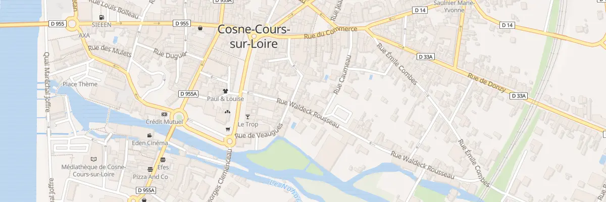 Plan du 11B Rue Waldeck Rousseau à Cosne-Cours-sur-Loire