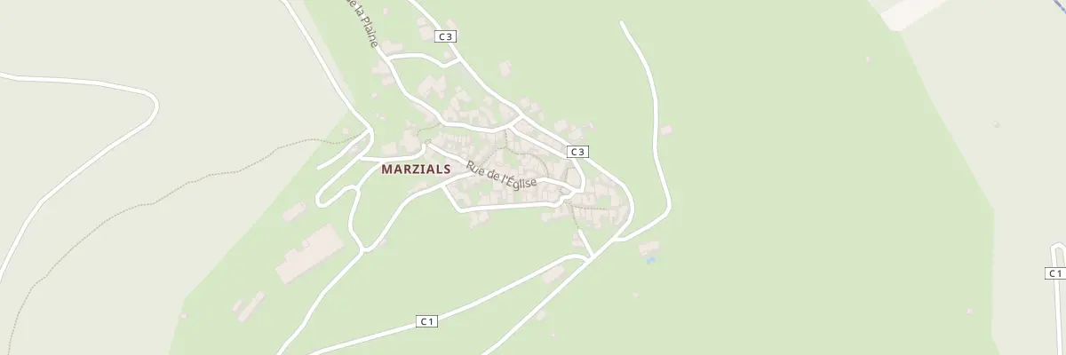 Plan du 5968 Marzials à Montjaux