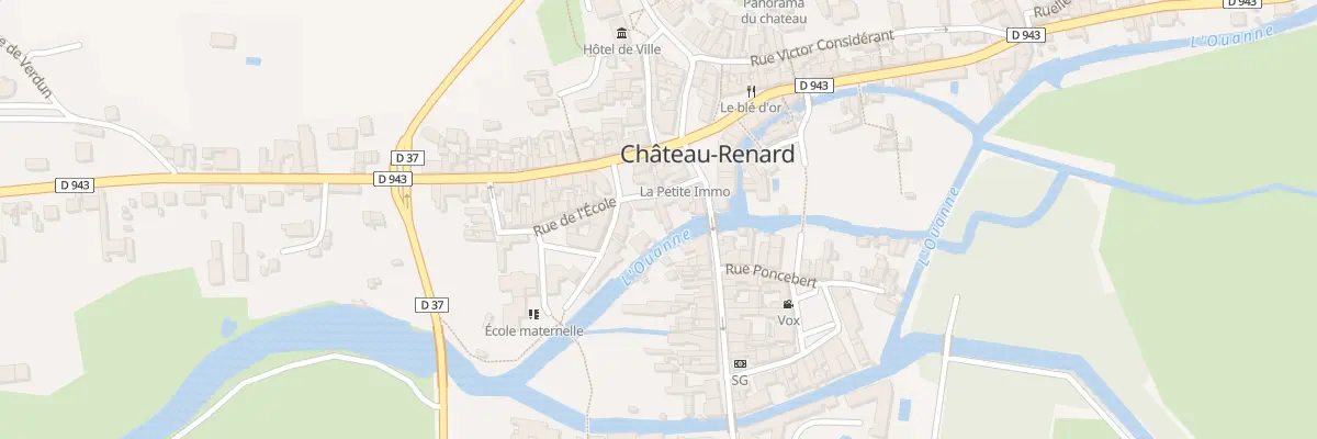 Plan du 43 Rue Paul Gache à Château-Renard