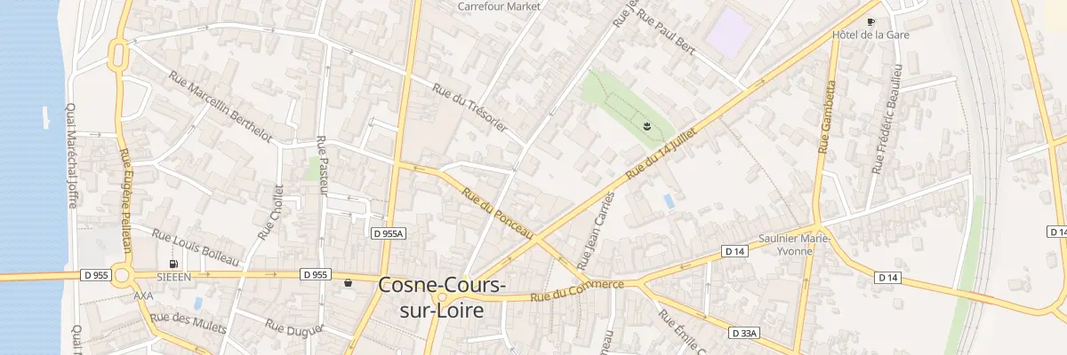 Plan du 18 Rue Jean Jaurès à Cosne-Cours-sur-Loire