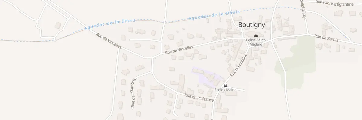 Plan du 21 Rue de Vincelles à Boutigny