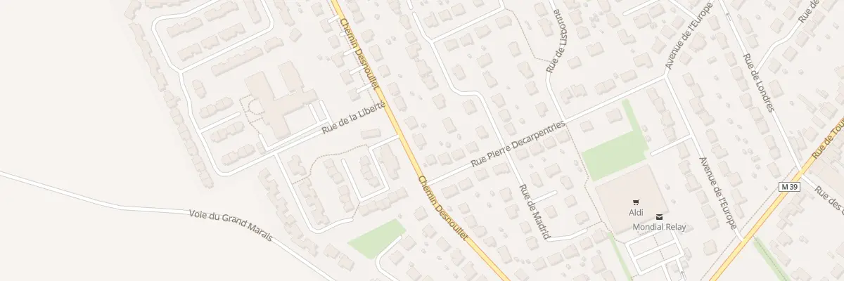 Plan du 555 Rue Desnoullet à Annœullin