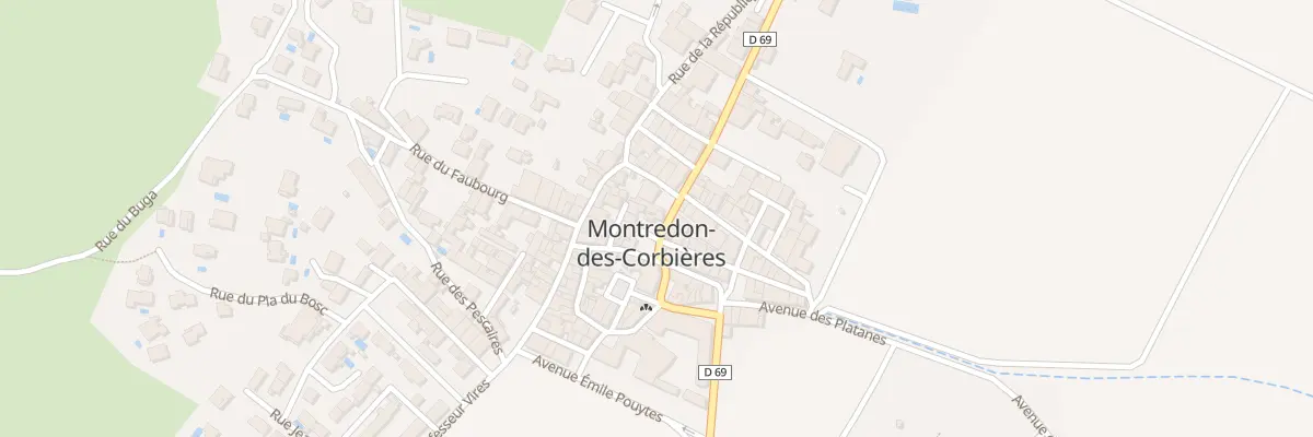 Plan du 7 Bd Docteur Ferroul à Montredon-des-Corbières