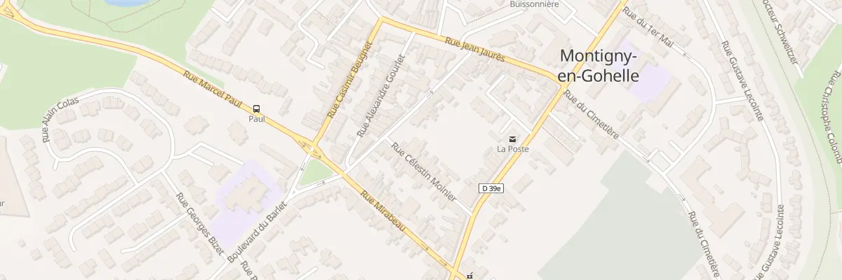 Plan du 14 Rue Celestin Moinier à Montigny-en-Gohelle