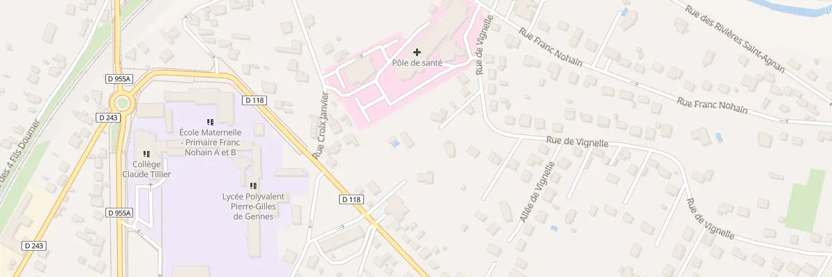 Plan du 8 Rue de Vignelle à Cosne-Cours-sur-Loire