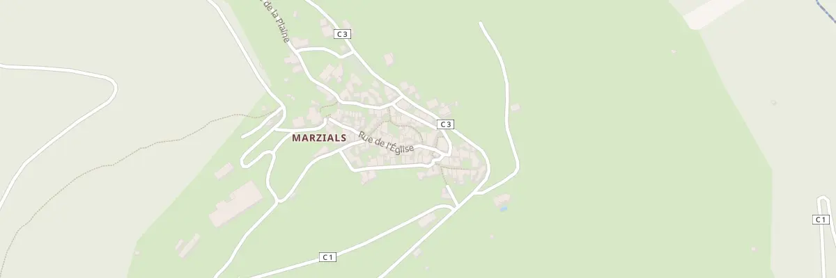 Plan du 5198 Rue de l’Eglise Marzials à Montjaux