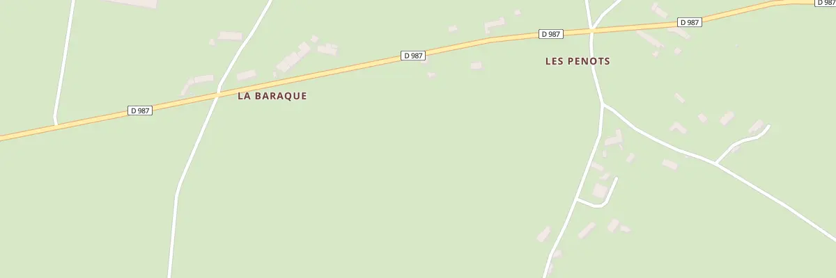 Plan du 4 Les Penots à Servant