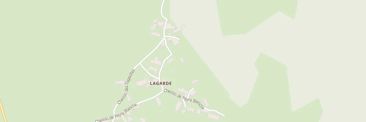 Plan du 5157 Lagarde à Lieutadès