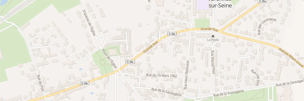 Plan du 27 Rue Grande à Varennes-sur-Seine