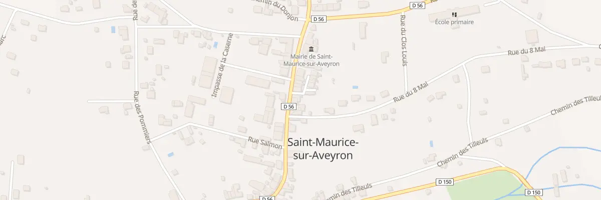 Plan du 28 Rue du Docteur Charpentier à Saint-Maurice-sur-Aveyron