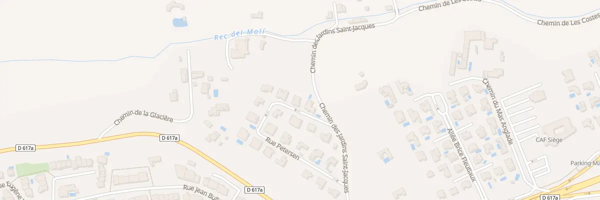 Plan du 23B Rue Petersen à Perpignan