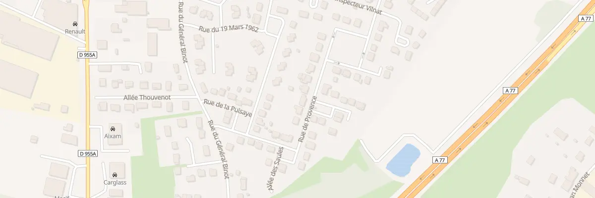 Plan du 7 Rue de Provence à Cosne-Cours-sur-Loire