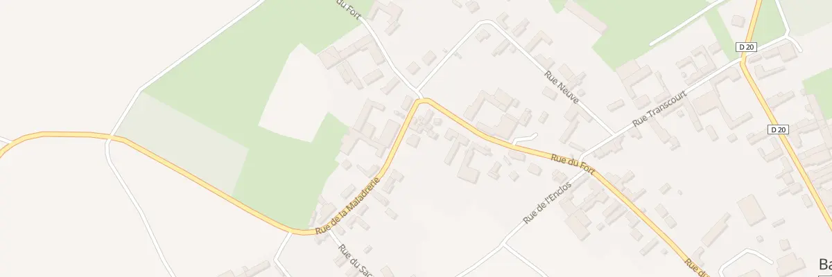 Plan du 3 Rue de la Maladrerie à Barastre