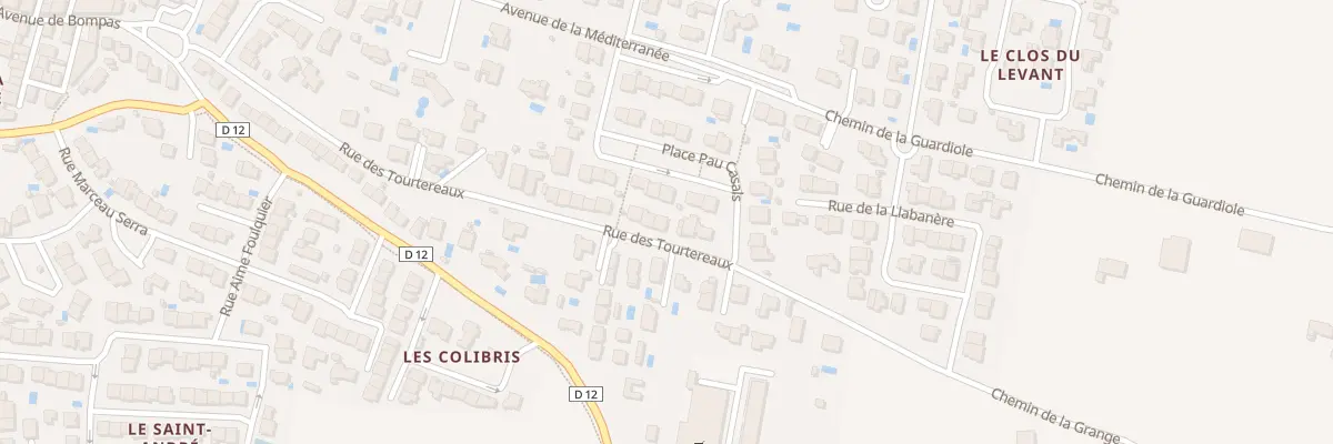 Plan du 33 Rue des Tourtereaux à Pia