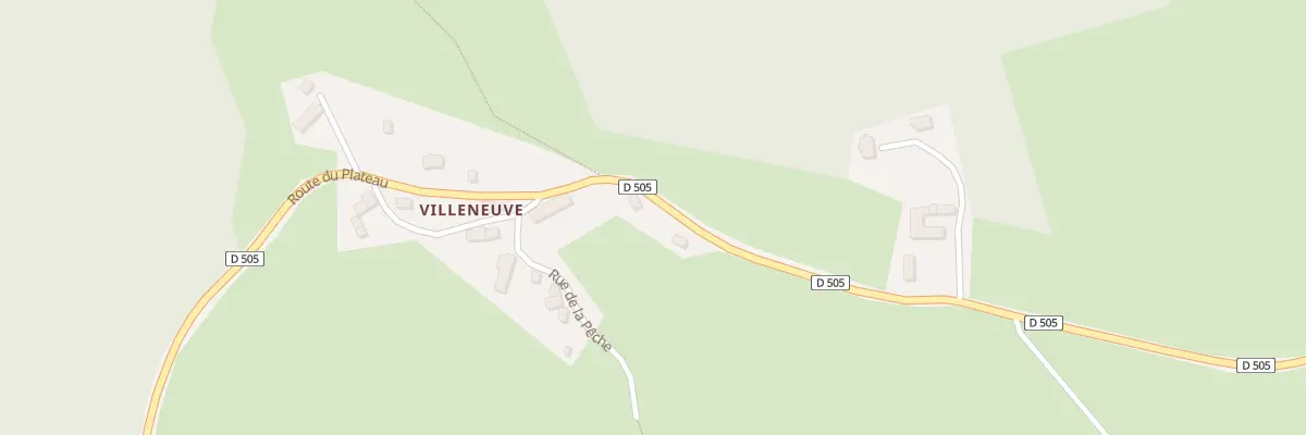 Plan du 5031 La Villeneuve à Lisseuil