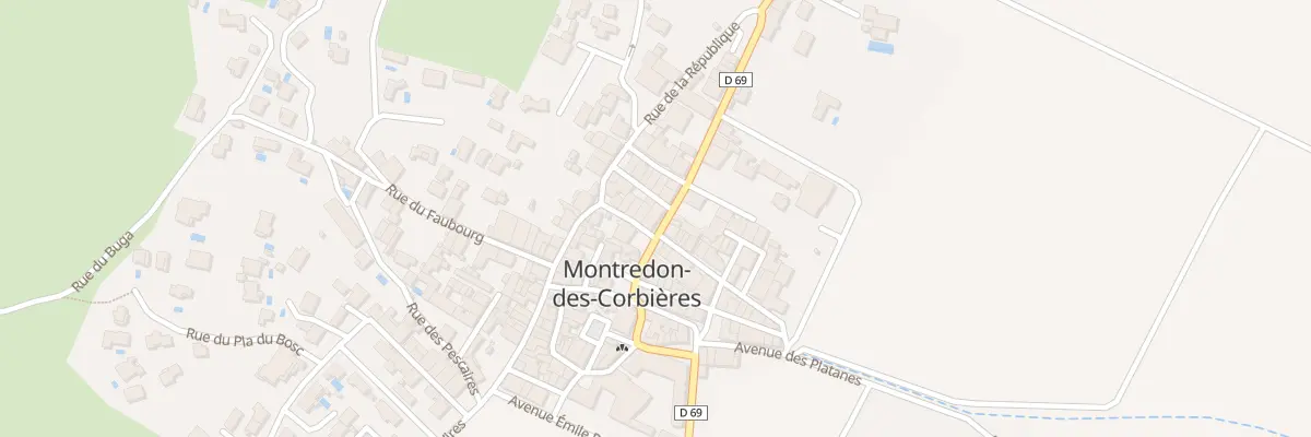 Plan du 13 Bd Docteur Ferroul à Montredon-des-Corbières