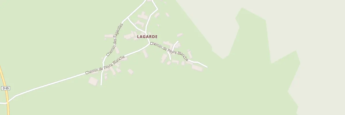 Plan du 1 Imp de Magneval à Lieutadès