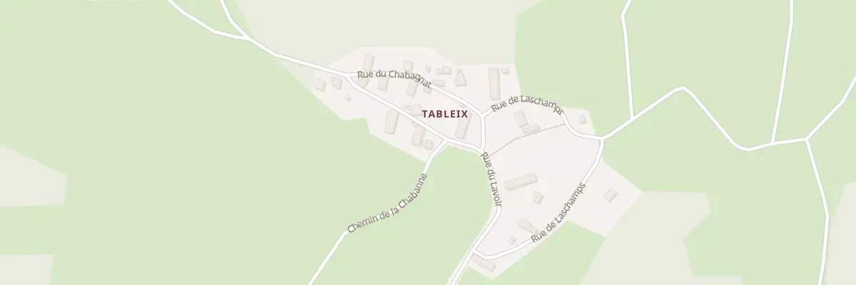 Plan du 11 Rue du Lavoir - Tableix à Saint-Angel