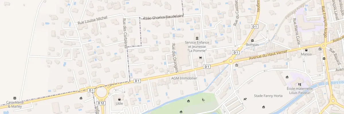 Plan du 8 Rue des Orangers à Bompas