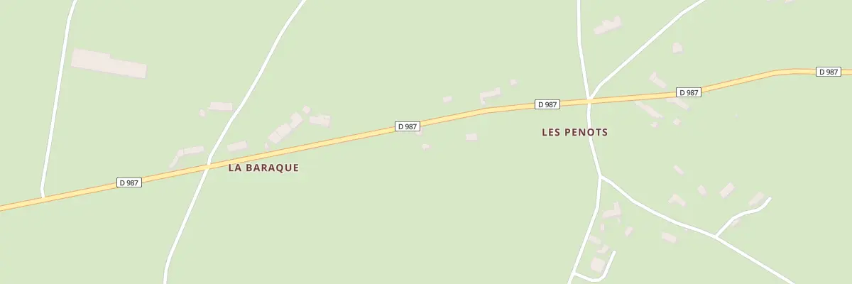 Plan du 2 Les Penots à Servant