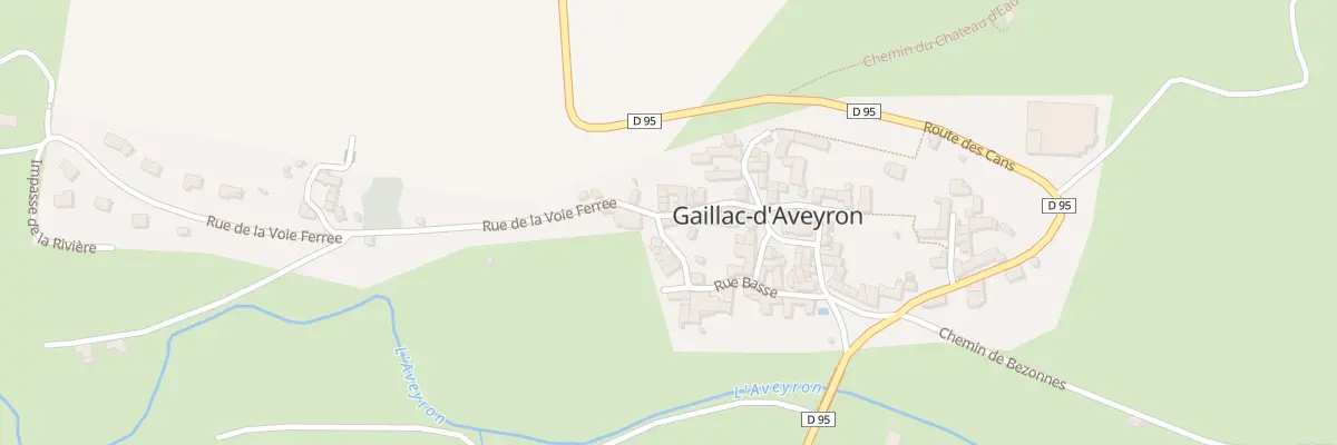 Plan du 5028 Gaillac à Gaillac-d’Aveyron