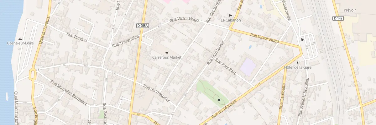 Plan du 16 Rue des Jardins à Cosne-Cours-sur-Loire