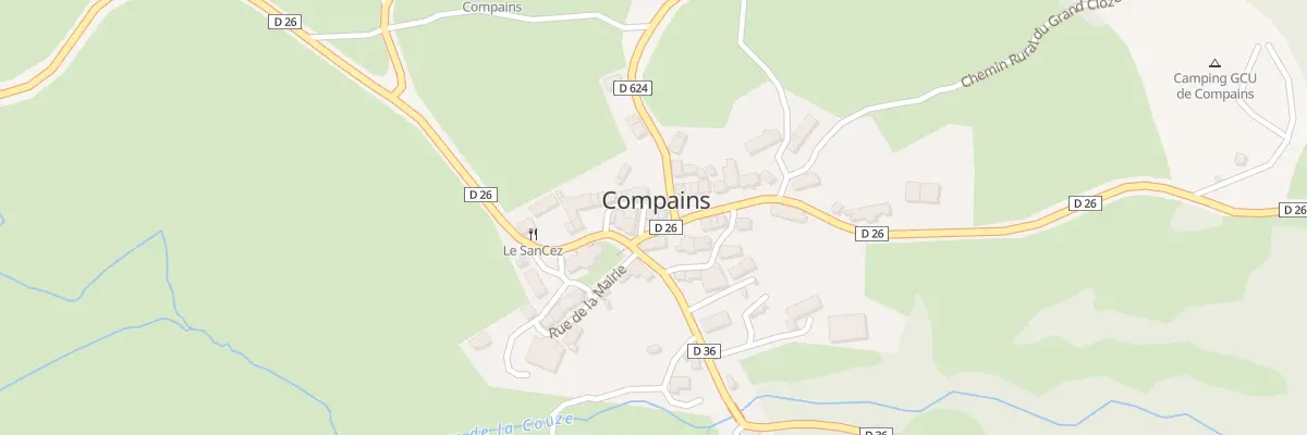 Plan du 5027 Le Bourg à Compains