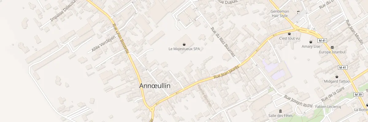 Plan du 40B Rue Jean Jaurès à Annœullin