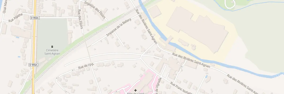 Plan du 2 Rue Franc Nohain à Cosne-Cours-sur-Loire