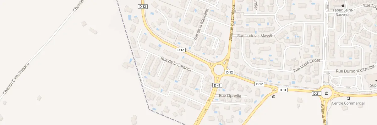 Plan du 20 Rue de la Caranca à Bompas