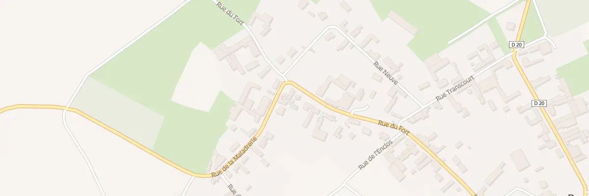 Plan du 25 Rue du Fort à Barastre