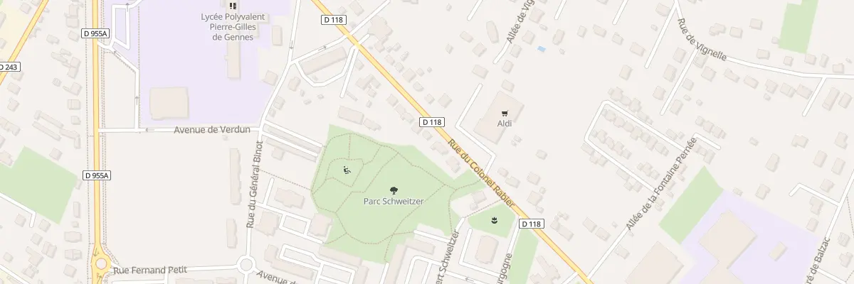 Plan du 20 Rue Col Rabier à Cosne-Cours-sur-Loire