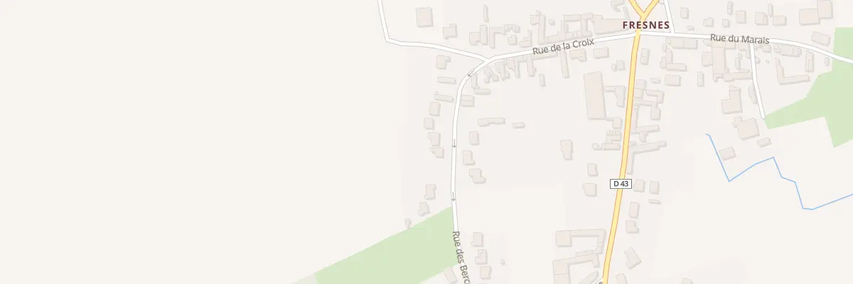 Plan du 5 Rue des Berceaux à Fresnes-lès-Montauban