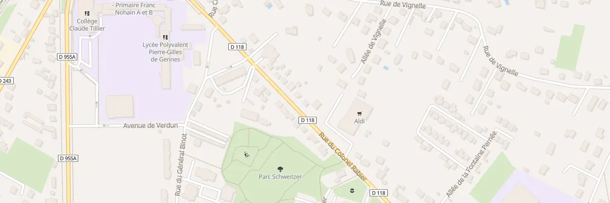 Plan du 29 Rue Col Rabier à Cosne-Cours-sur-Loire