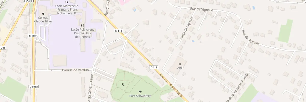 Plan du 27 Rue Col Rabier à Cosne-Cours-sur-Loire