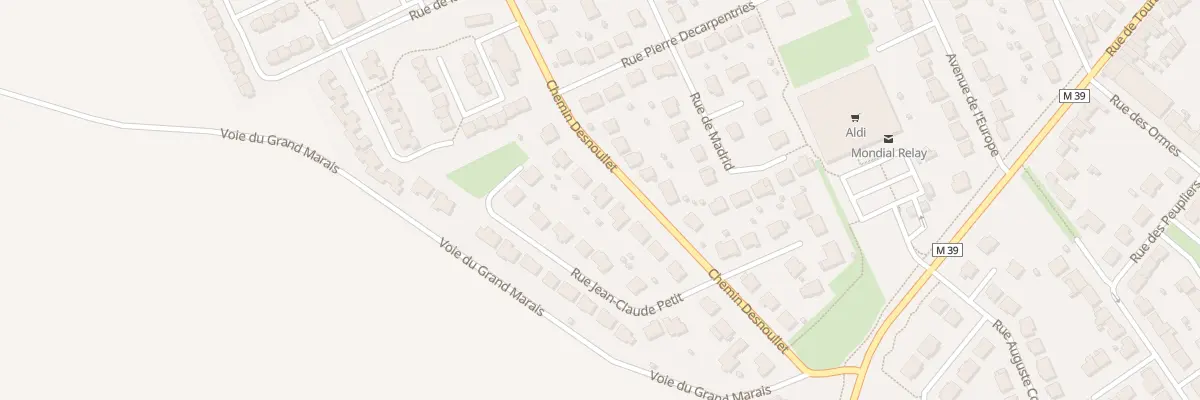 Plan du 652 Rue Desnoullet à Annœullin