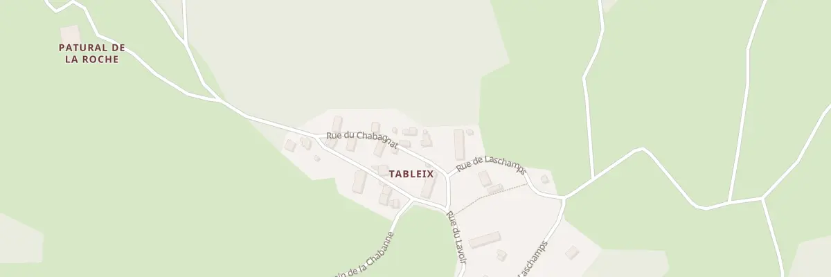 Plan du 2 Rue du Chabagnat - Tableix à Saint-Angel