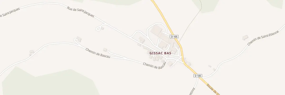 Plan du 5093 Gissac Bas à Gissac