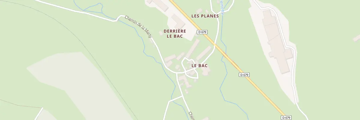 Plan du 5566 Le Bac à Allanche