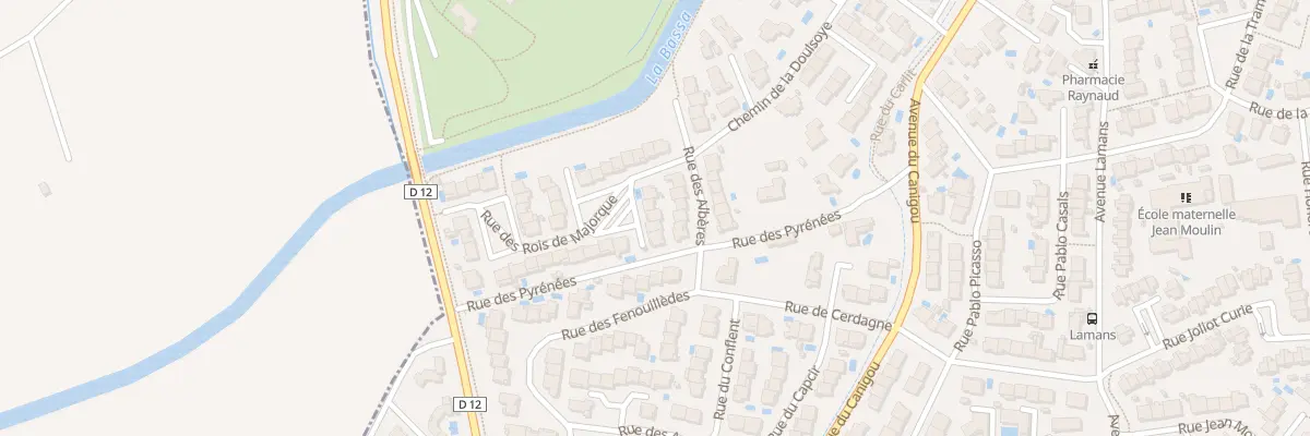 Plan du 8 Rue des Rois de Majorque à Bompas