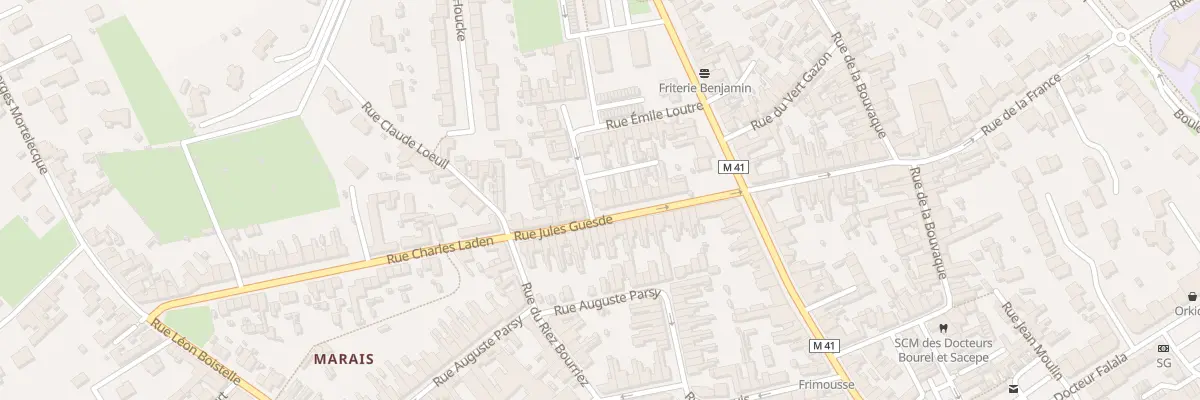 Plan du 20 Rue Jules Guesde à Annœullin