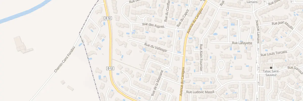 Plan du 12 Rue du Vallespir à Bompas