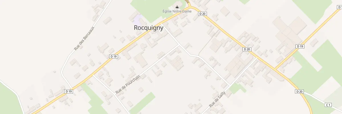 Plan du 8 Rue du Pourchain à Rocquigny