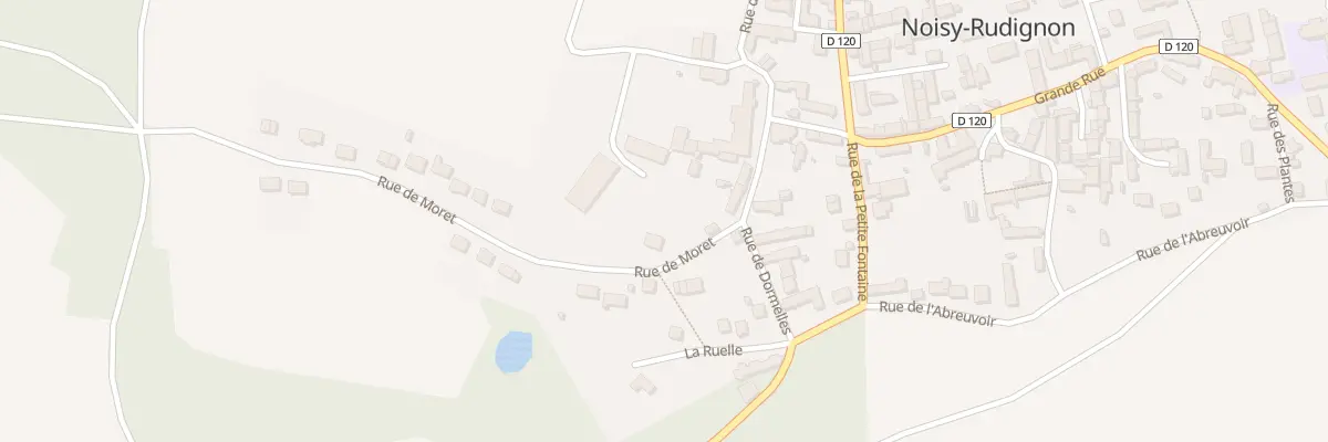 Plan du 2 Rue de Moret à Noisy-Rudignon